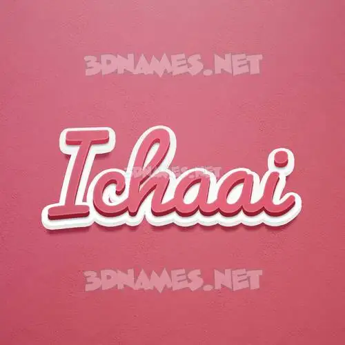 ichaai in Red Scribble style - 3D name wallpaper ichaai in Red Scribble style - 3D name wallpaper