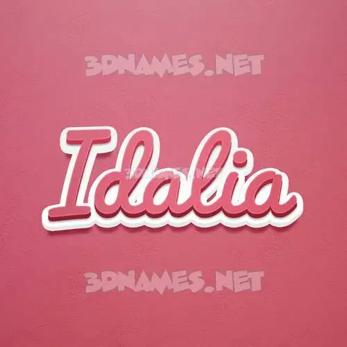 idalia in Red Scribble style - 3D name wallpaper idalia in Red Scribble style - 3D name wallpaper