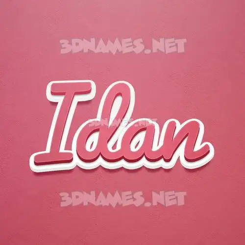 idan in Red Scribble style - 3D name wallpaper idan in Red Scribble style - 3D name wallpaper