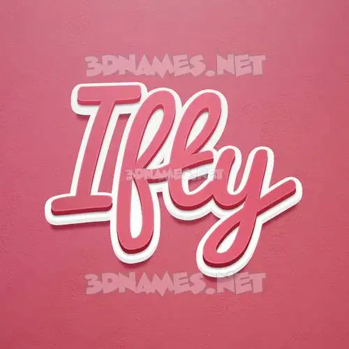 ifty in Red Scribble style - 3D name wallpaper ifty in Red Scribble style - 3D name wallpaper