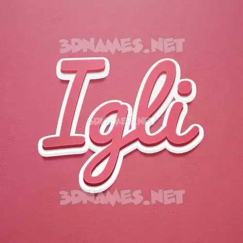 igli in Red Scribble style - 3D name wallpaper igli in Red Scribble style - 3D name wallpaper