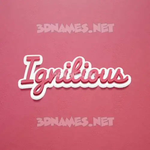 ignitious in Red Scribble style - 3D name wallpaper ignitious in Red Scribble style - 3D name wallpaper