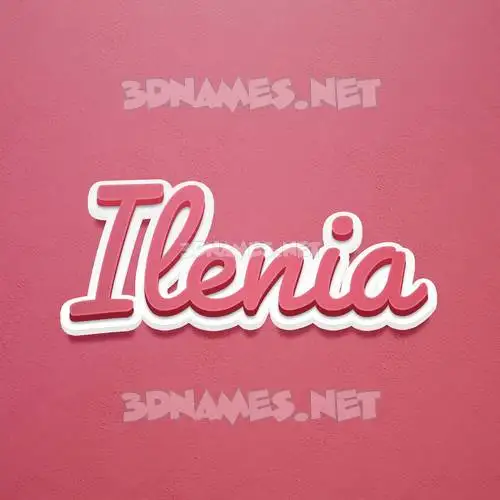 ilenia in Red Scribble style - 3D name wallpaper ilenia in Red Scribble style - 3D name wallpaper