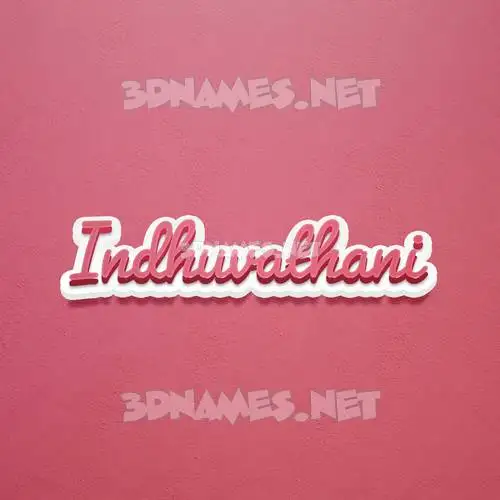 indhuvathani in Red Scribble style - 3D name wallpaper indhuvathani in Red Scribble style - 3D name wallpaper
