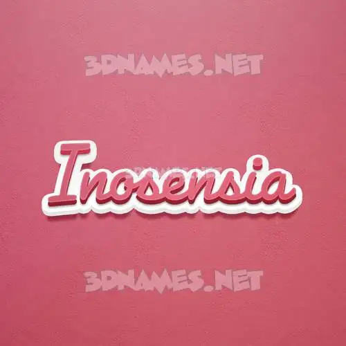 inosensia in Red Scribble style - 3D name wallpaper inosensia in Red Scribble style - 3D name wallpaper