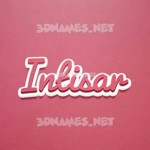 intisar in Red Scribble style - 3D name wallpaper intisar in Red Scribble style - 3D name wallpaper