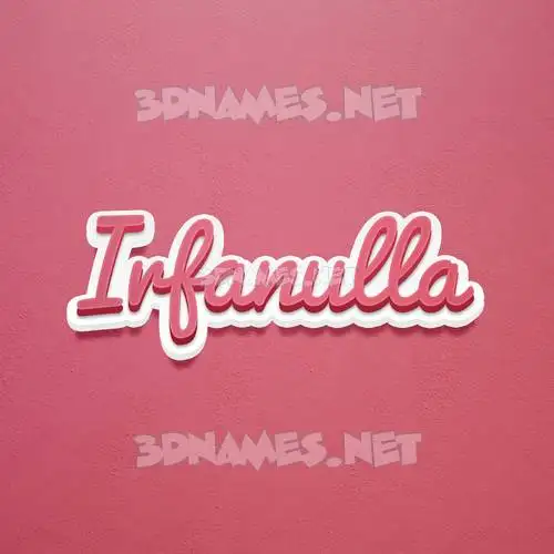 irfanulla in Red Scribble style - 3D name wallpaper irfanulla in Red Scribble style - 3D name wallpaper