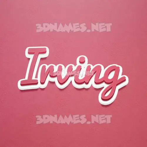 irving in Red Scribble style - 3D name wallpaper irving in Red Scribble style - 3D name wallpaper