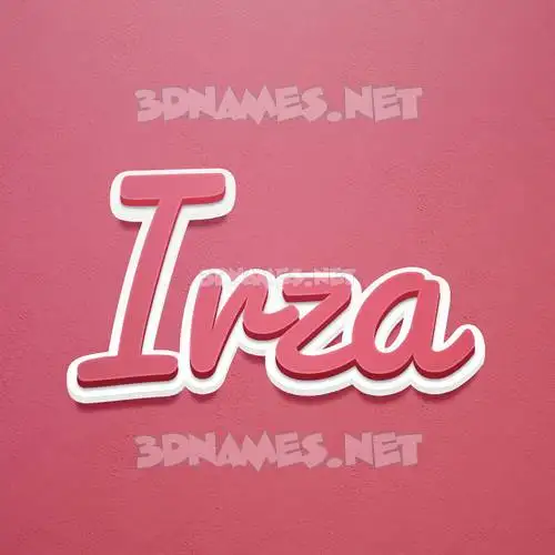 irza in Red Scribble style - 3D name wallpaper irza in Red Scribble style - 3D name wallpaper