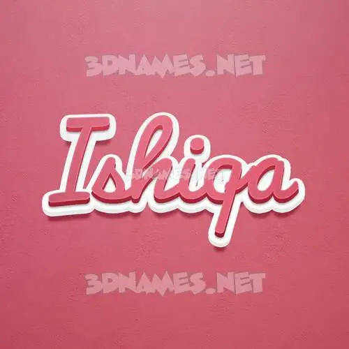 ishiqa in Red Scribble style - 3D name wallpaper ishiqa in Red Scribble style - 3D name wallpaper