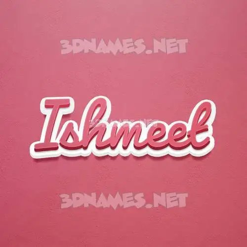 ishmeet in Red Scribble style - 3D name wallpaper ishmeet in Red Scribble style - 3D name wallpaper