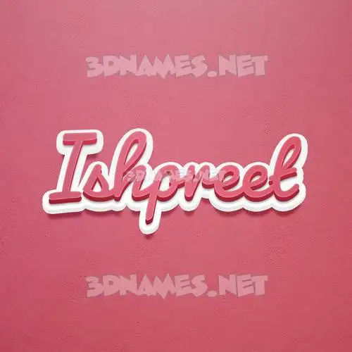 ishpreet in Red Scribble style - 3D name wallpaper ishpreet in Red Scribble style - 3D name wallpaper