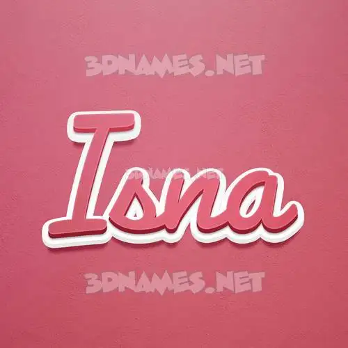 isna in Red Scribble style - 3D name wallpaper isna in Red Scribble style - 3D name wallpaper