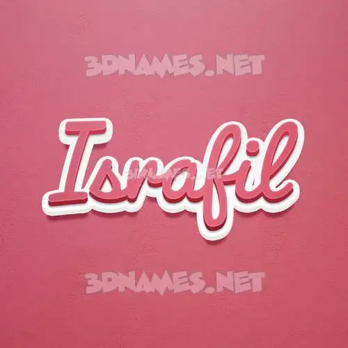 israfil in Red Scribble style - 3D name wallpaper israfil in Red Scribble style - 3D name wallpaper