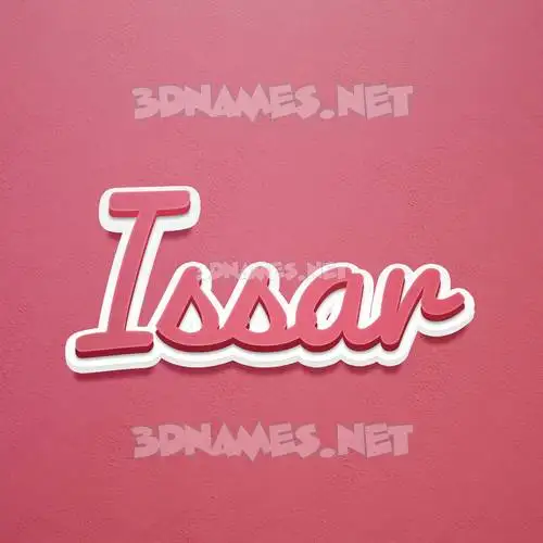 issar in Red Scribble style - 3D name wallpaper issar in Red Scribble style - 3D name wallpaper