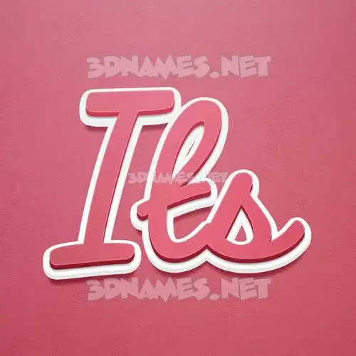 its in Red Scribble style - 3D name wallpaper its in Red Scribble style - 3D name wallpaper