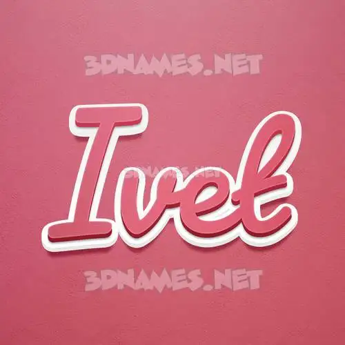ivet in Red Scribble style - 3D name wallpaper ivet in Red Scribble style - 3D name wallpaper