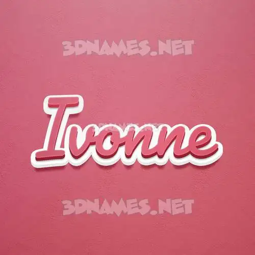 ivonne in Red Scribble style - 3D name wallpaper ivonne in Red Scribble style - 3D name wallpaper