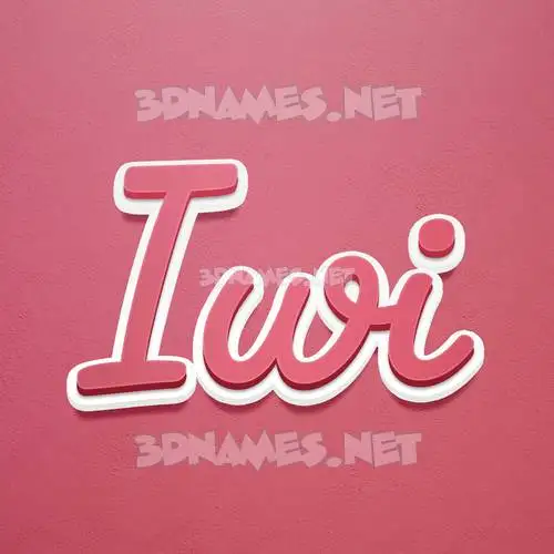 iwi in Red Scribble style - 3D name wallpaper iwi in Red Scribble style - 3D name wallpaper