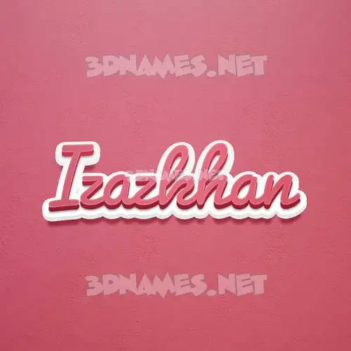 izazkhan in Red Scribble style - 3D name wallpaper izazkhan in Red Scribble style - 3D name wallpaper