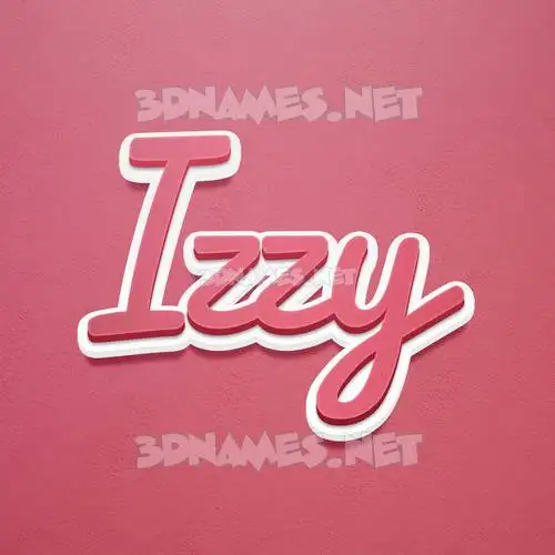 izzy in Red Scribble style - 3D name wallpaper izzy in Red Scribble style - 3D name wallpaper