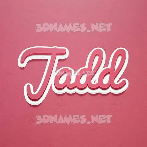 jadd in Red Scribble style - 3D name wallpaper jadd in Red Scribble style - 3D name wallpaper