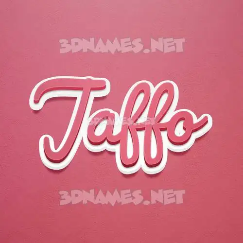 jaffo in Red Scribble style - 3D name wallpaper jaffo in Red Scribble style - 3D name wallpaper