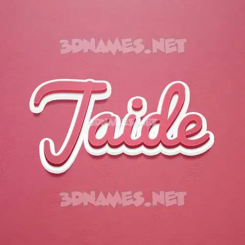 jaide in Red Scribble style - 3D name wallpaper jaide in Red Scribble style - 3D name wallpaper