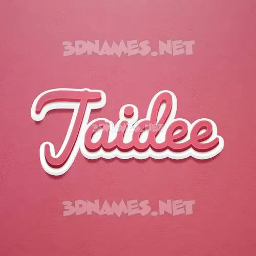 jaidee in Red Scribble style - 3D name wallpaper jaidee in Red Scribble style - 3D name wallpaper