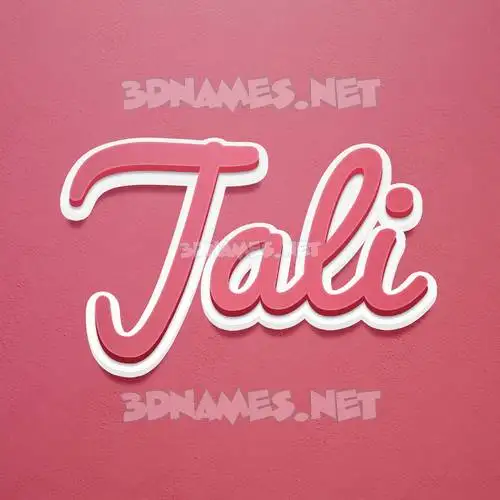 jali in Red Scribble style - 3D name wallpaper jali in Red Scribble style - 3D name wallpaper