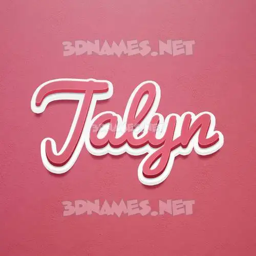 jalyn in Red Scribble style - 3D name wallpaper jalyn in Red Scribble style - 3D name wallpaper