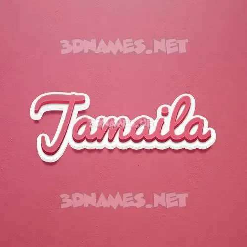 jamaila in Red Scribble style - 3D name wallpaper jamaila in Red Scribble style - 3D name wallpaper