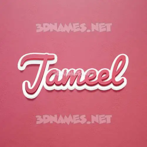 jameel in Red Scribble style - 3D name wallpaper jameel in Red Scribble style - 3D name wallpaper