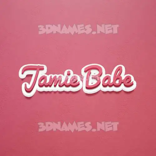 jamie babe in Red Scribble style - 3D name wallpaper jamie babe in Red Scribble style - 3D name wallpaper