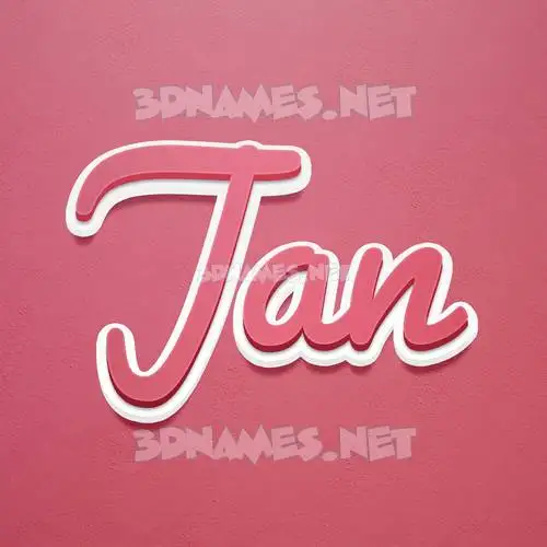 jan in Red Scribble style - 3D name wallpaper jan in Red Scribble style - 3D name wallpaper