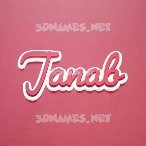janab in Red Scribble style - 3D name wallpaper janab in Red Scribble style - 3D name wallpaper