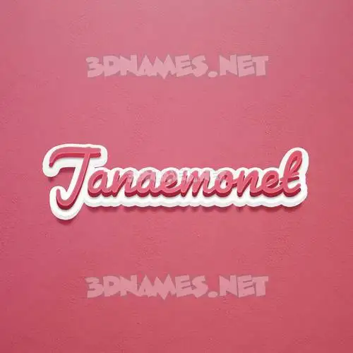 janaemonet in Red Scribble style - 3D name wallpaper janaemonet in Red Scribble style - 3D name wallpaper