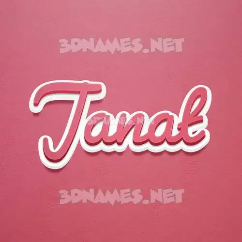 janat in Red Scribble style - 3D name wallpaper janat in Red Scribble style - 3D name wallpaper