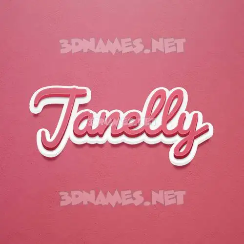 janelly in Red Scribble style - 3D name wallpaper janelly in Red Scribble style - 3D name wallpaper