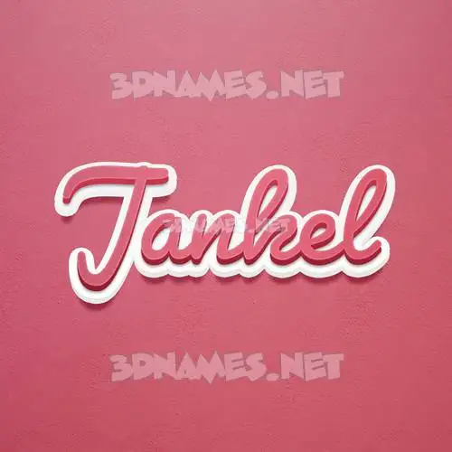 jankel in Red Scribble style - 3D name wallpaper jankel in Red Scribble style - 3D name wallpaper