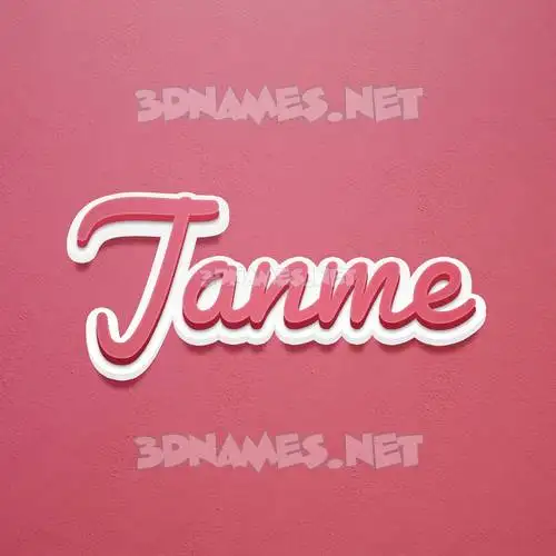 janme in Red Scribble style - 3D name wallpaper janme in Red Scribble style - 3D name wallpaper