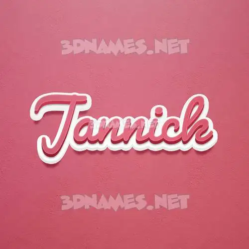jannick in Red Scribble style - 3D name wallpaper jannick in Red Scribble style - 3D name wallpaper