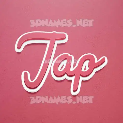 jap in Red Scribble style - 3D name wallpaper jap in Red Scribble style - 3D name wallpaper