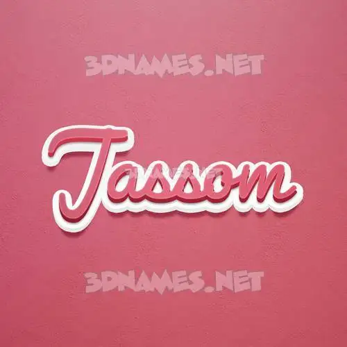 jassom in Red Scribble style - 3D name wallpaper jassom in Red Scribble style - 3D name wallpaper