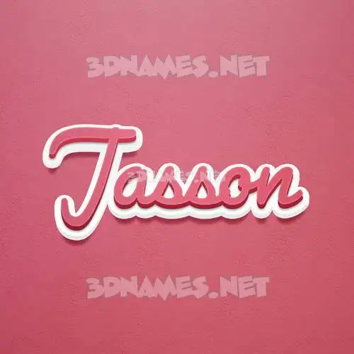 jasson in Red Scribble style - 3D name wallpaper jasson in Red Scribble style - 3D name wallpaper