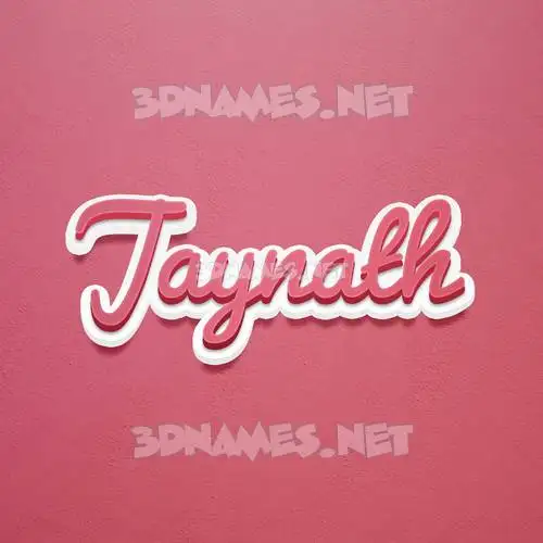 jaynath in Red Scribble style - 3D name wallpaper