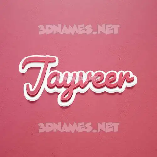 jayveer in Red Scribble style - 3D name wallpaper