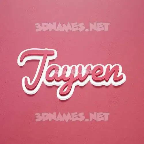 jayven in Red Scribble style - 3D name wallpaper jayven in Red Scribble style - 3D name wallpaper