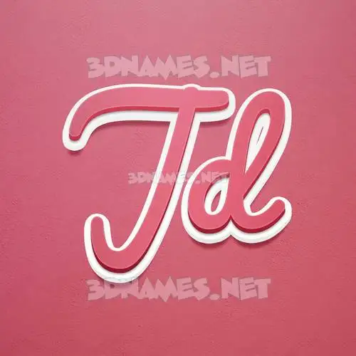jd in Red Scribble style - 3D name wallpaper jd in Red Scribble style - 3D name wallpaper