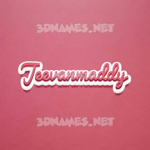 jeevanmaddy in Red Scribble style - 3D name wallpaper jeevanmaddy in Red Scribble style - 3D name wallpaper